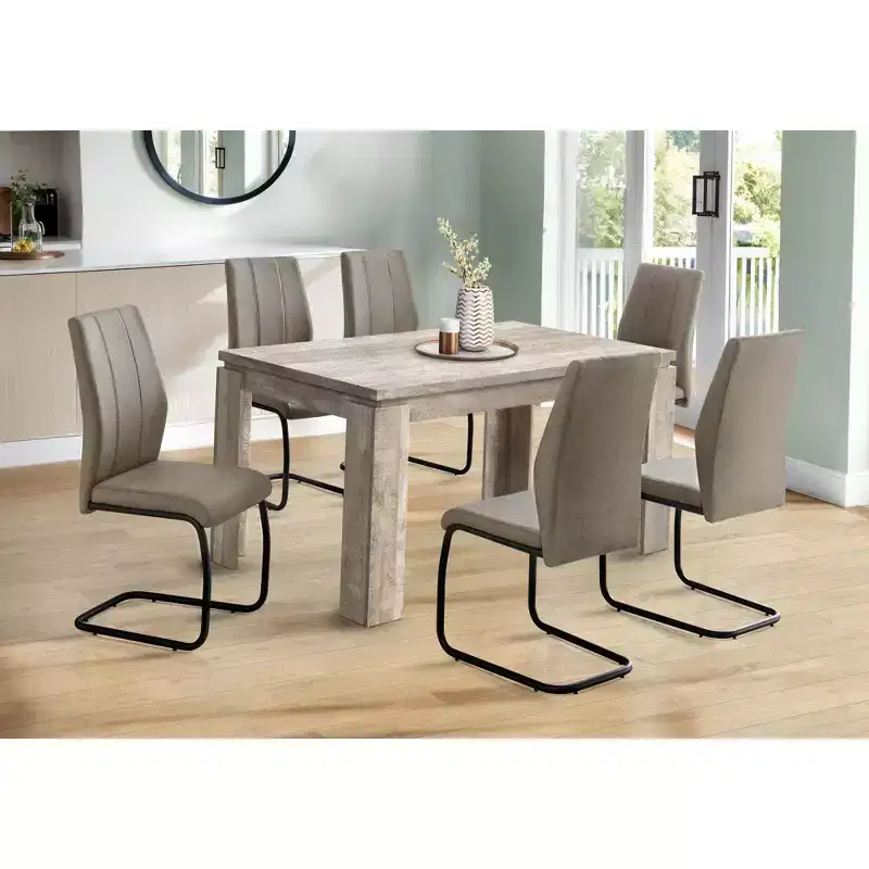60 Rectangular Modern Dining Table Kitchen Table for 4-6 People for Office, Dining Room