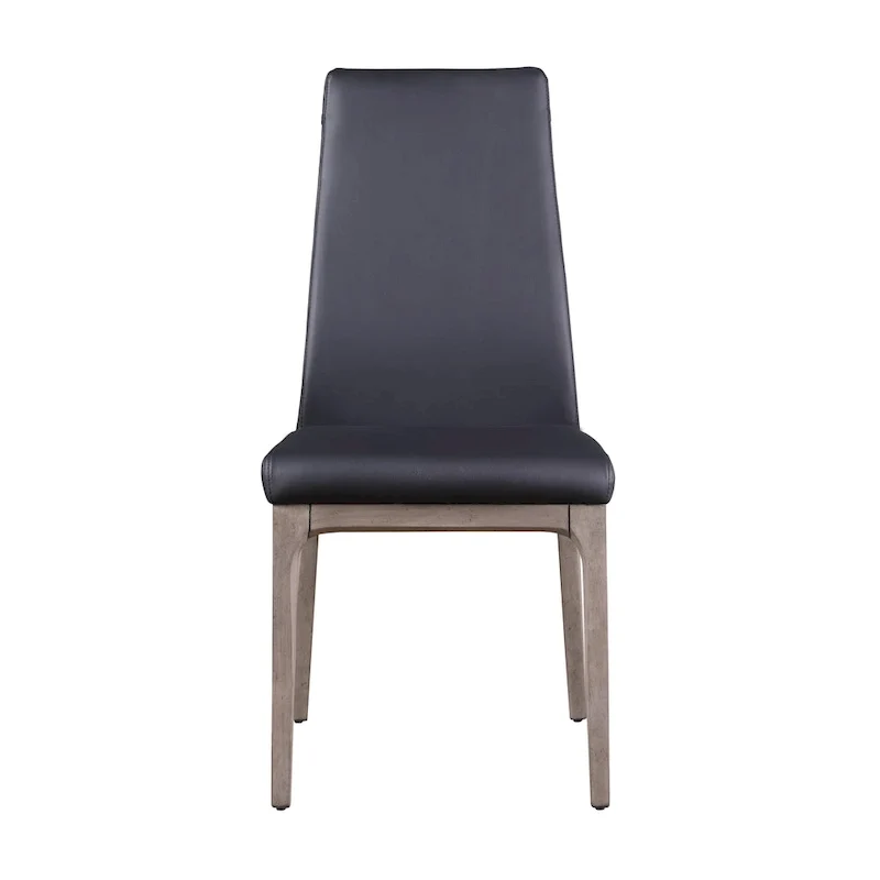 Somette Pogo Criss Cross Dining Set with Black Chairs