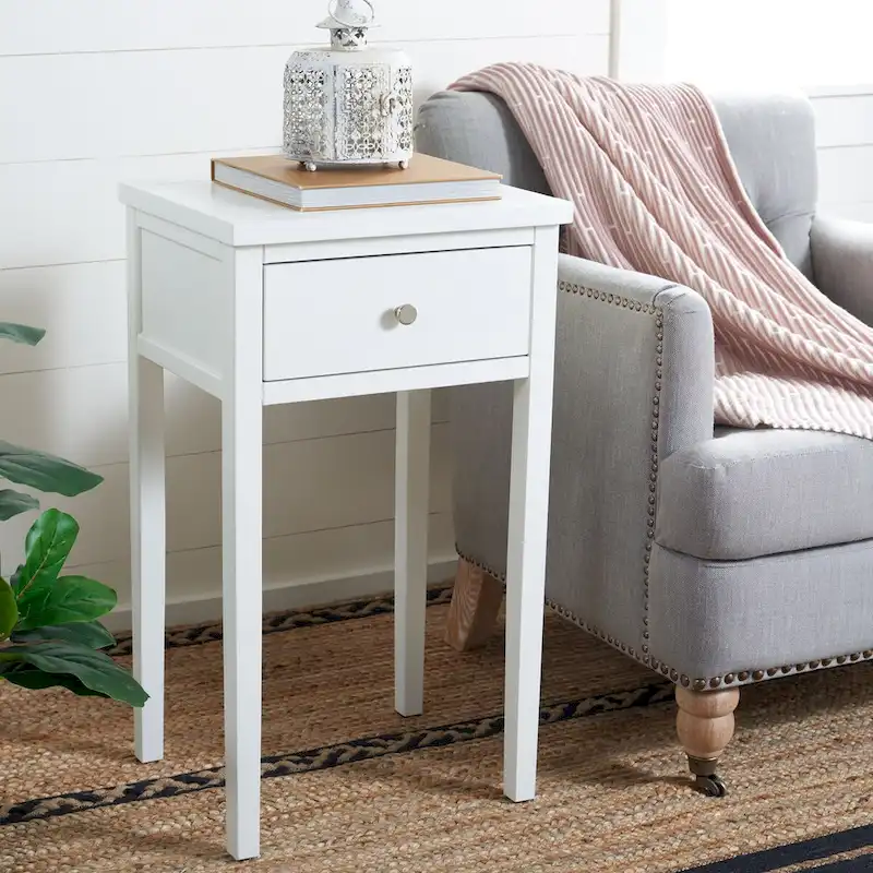 SAFAVIEH Monica End Table - 16.9 x 14.2 x 29.7 - 17Wx14Dx30H