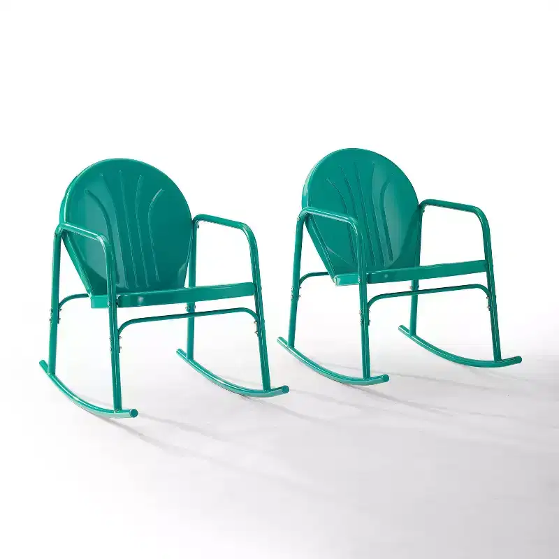 Griffith Set of 2 Metal Rocking Chairs - Crosley