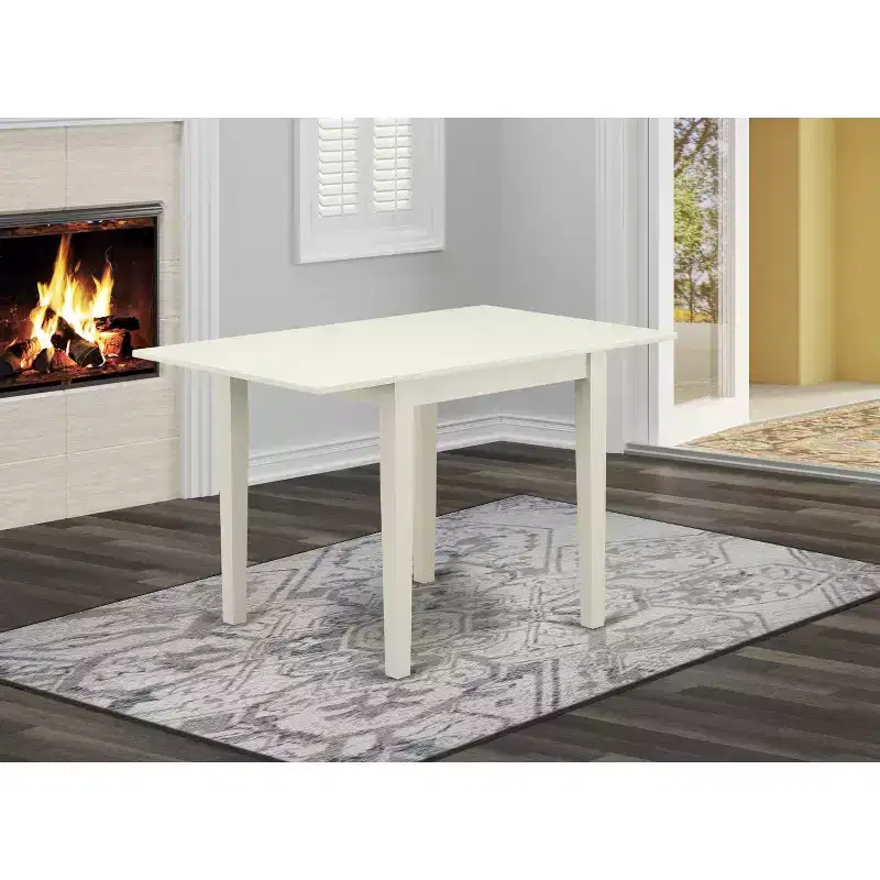 HomeStock Rectangular Table 30X48 With 2 Drop Leaves