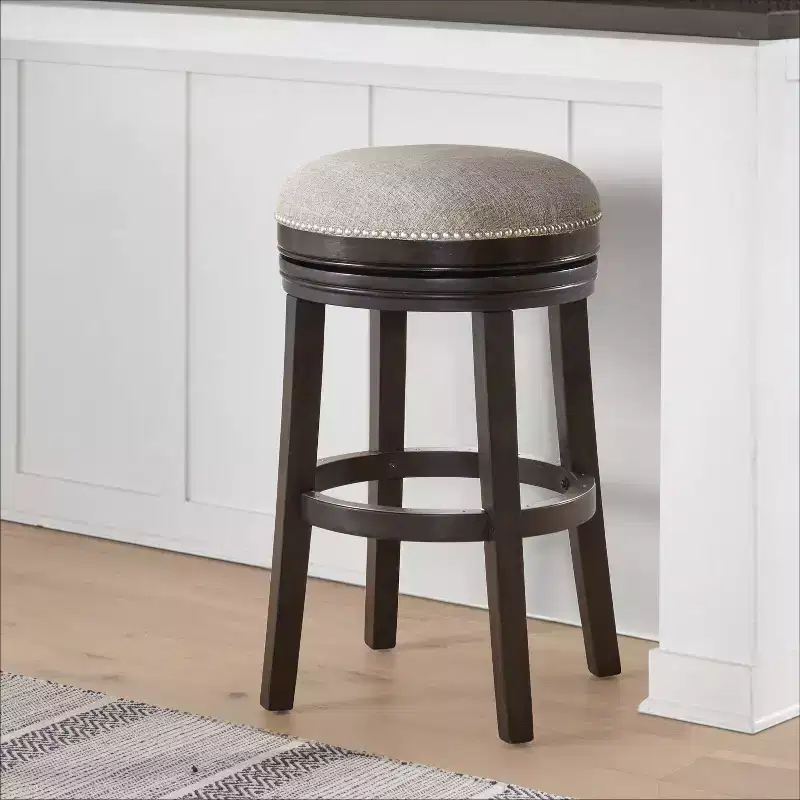 Clara Swivel Bar Height Stool - Alaterre Furniture