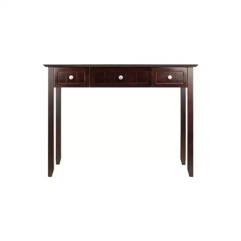 HomeStock 30 in.H Brown Color Particle Board Computer Desks with Open Storage Shelf