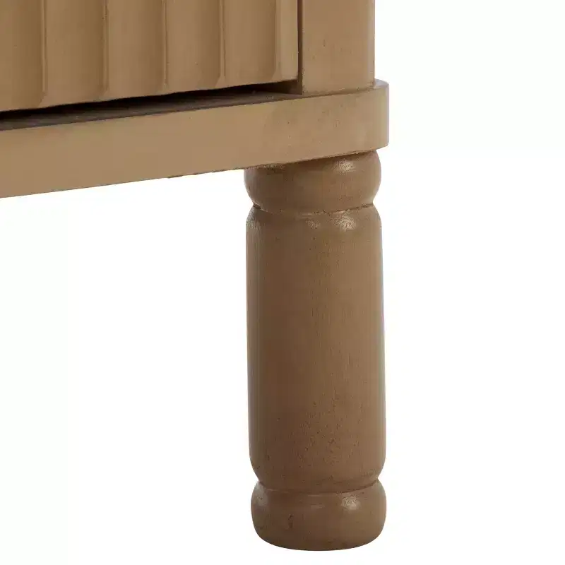 2-Door TV Stand | Desert Brown / Matte Black / Natural | Fits up to 43