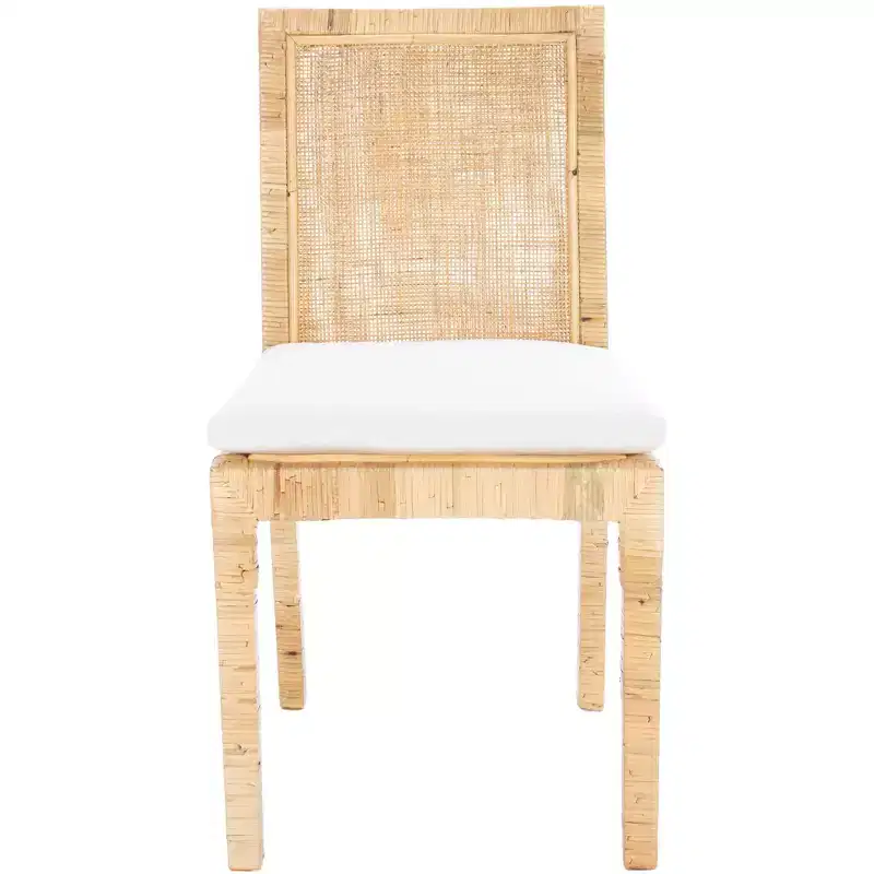 Tojo Cane Dining Chair W/ Cushion (Set of 2) - DCH6502 - Safavieh