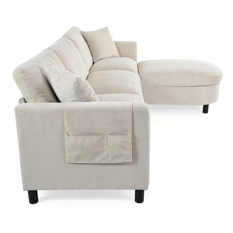 Wooden Frame Free Combination Sofa Couch