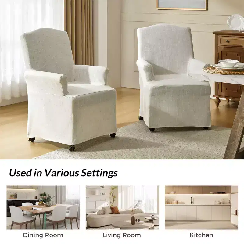 Arnold dining chair Set of 4 roll arms|ARTFUL LIVING DESIGN