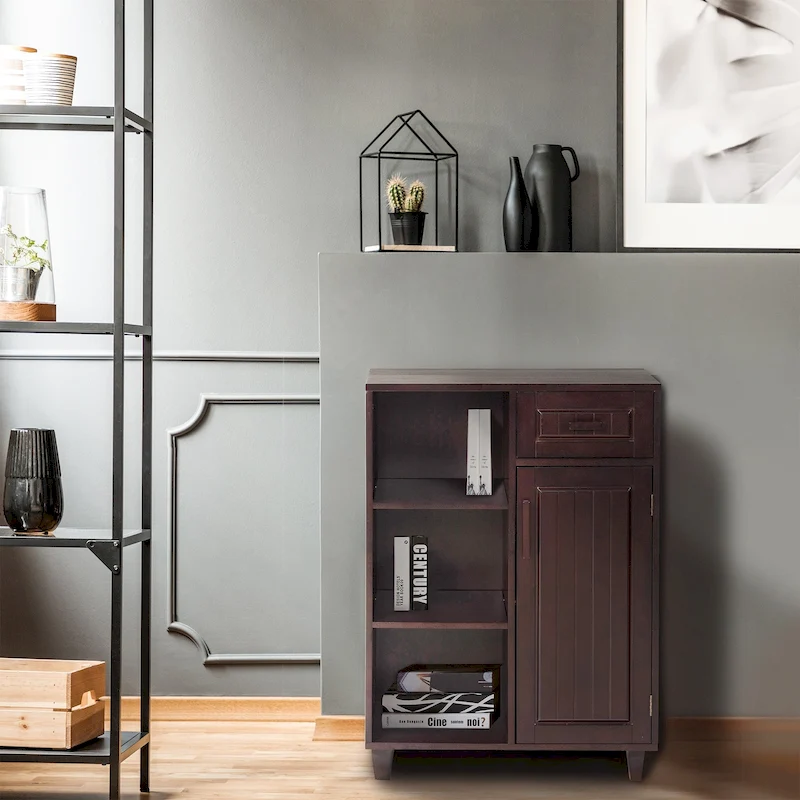 Teamson Home Catalina Mixed Storage Freestanding Floor Cabinet