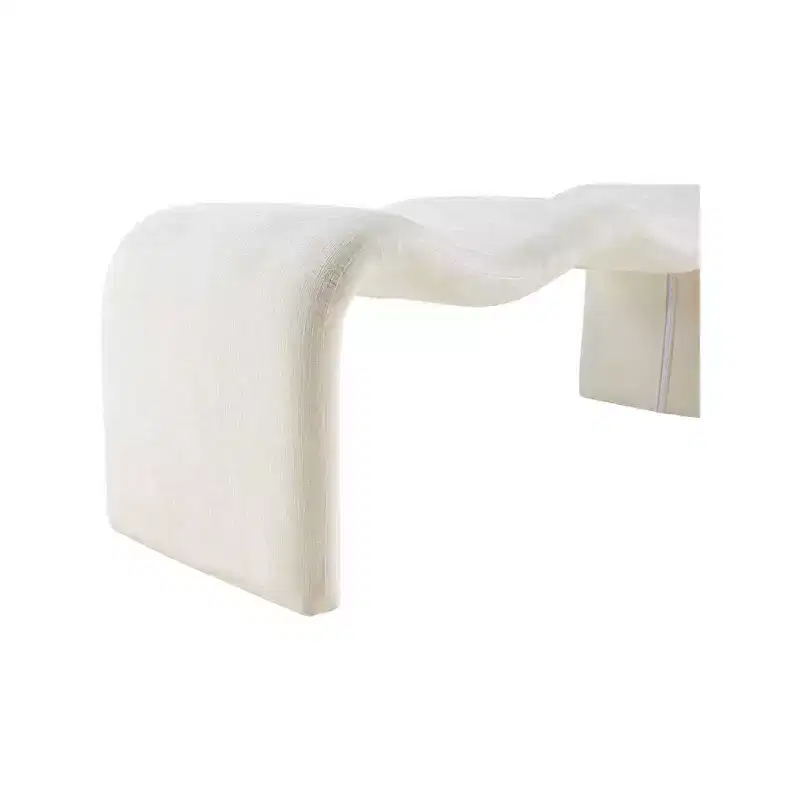 Meridian Furniture,Willow Chenille Fabric Bench