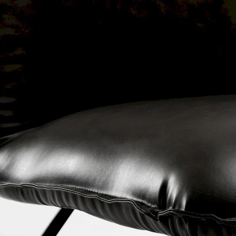 Mid Century Faux Leather Accent Chair With Adjustable Backrest Set of 2 - 31.5 H X 22.2 W X 23.6 D