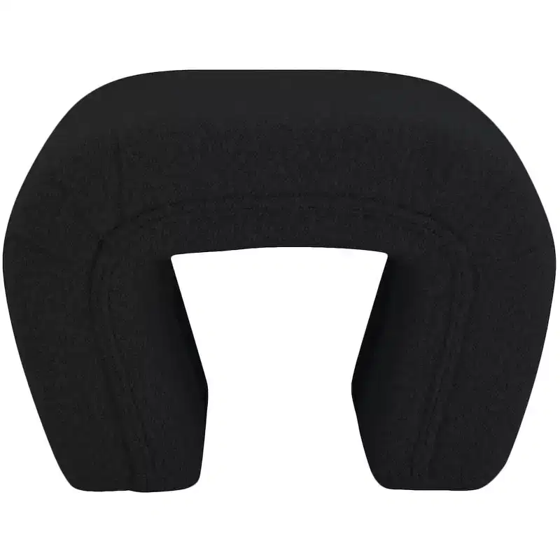Meridian Furniture,Odelia Boucle Fabric Bench