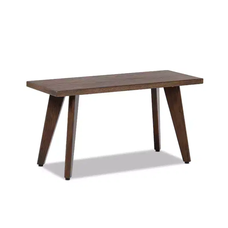 35.5 Solid Red Oak Wood Bench