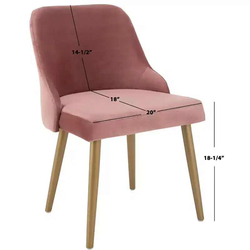 Lulu Upholstered Dining Chair (Set of 2) - DCH6200 - Safavieh