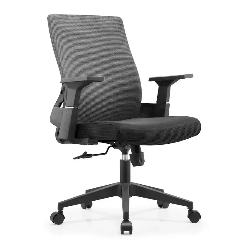 LeisureMod Brio Ergonomic Mesh Office Chair - Breathable Lumbar Support - Adjustable Swivel & Tilt Computer Desk Chair