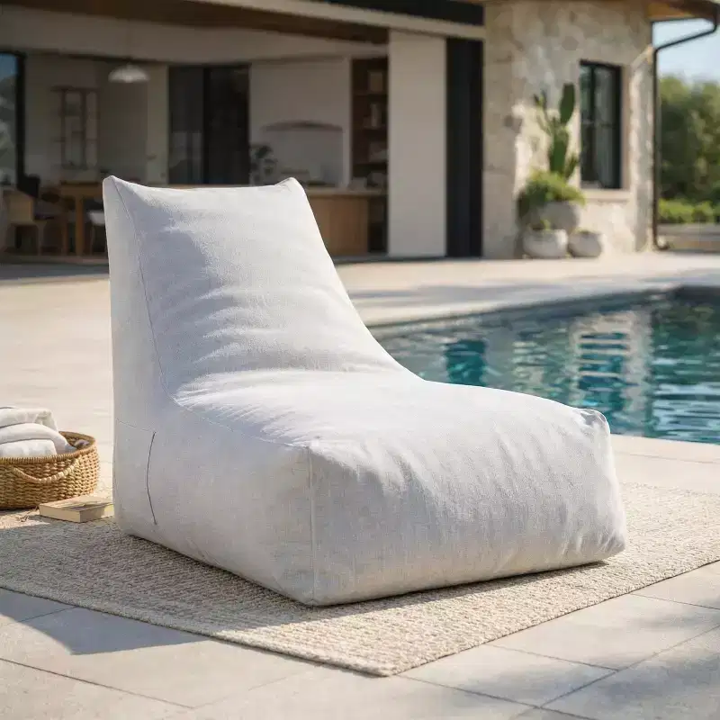 Christopher Knight Home Ramona Modern Patio Olefin Bean Bag Chair