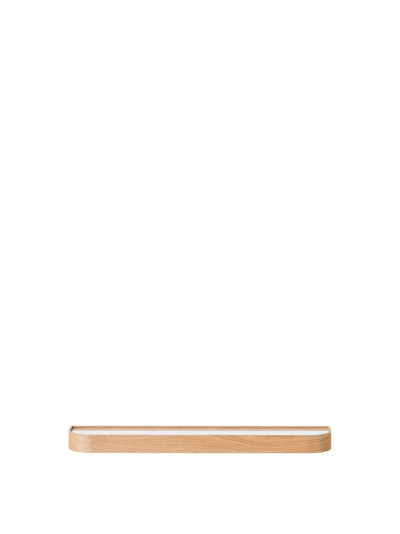 Scandinavian Oak Shelf with Rack featuring 11 Hidden Pegs for Hallway & Bedroom