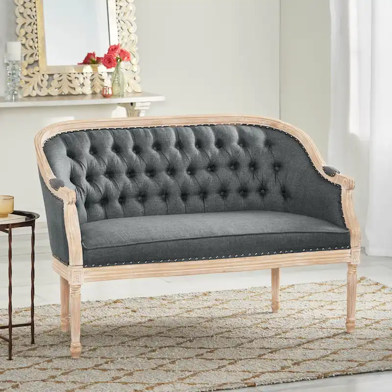 Faye Tufted Upholstered Loveseat by