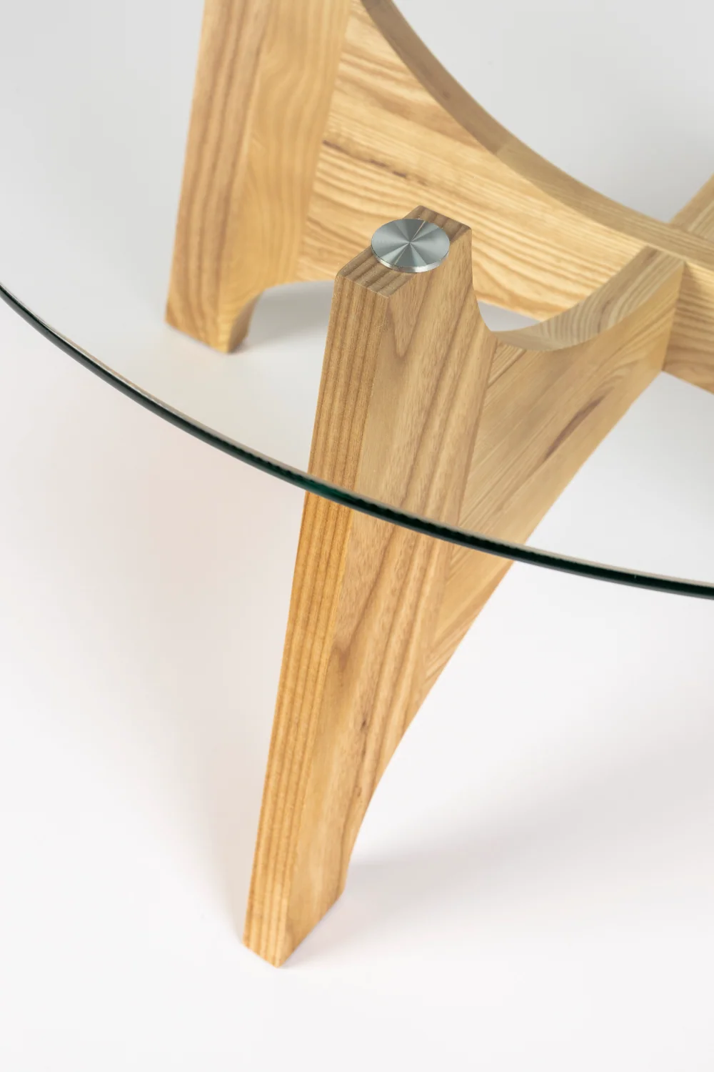 Ash Wood Modern Coffee Table