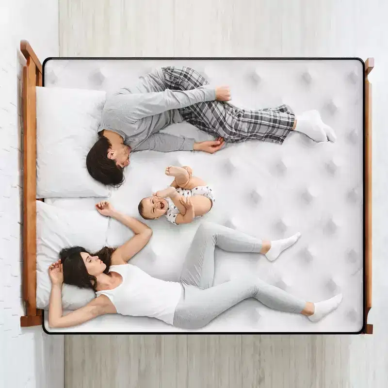 Queen Size Mattress, 14 Inch Gel Memory Foam King Mattress for Cooling Night & Pressure Relief, Medium Plush Feel with Motion Isolating