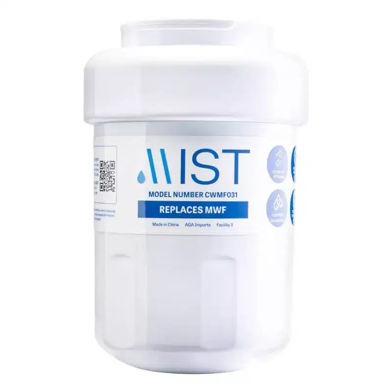 Mist MWF Replacement for GE MWF Smartwater, MWFA, MWFP, GWF, GWFA, Kenmore 999146, 9991, 469991 Refrigerator Water Filter (3pk)