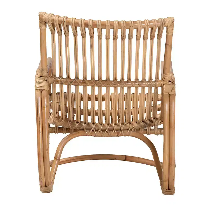 Blanca Natural Rattan Accent Chair Brown - bali & pari
