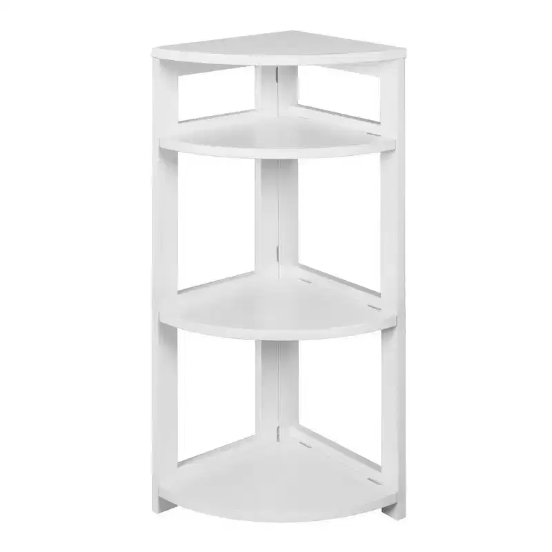Regency,Flip Flop 34 High Corner Folding Bookcase- White