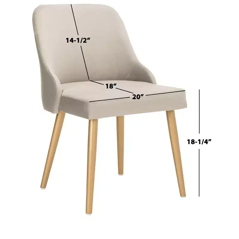 Lulu Upholstered Dining Chair (Set of 2) - DCH6200 - Safavieh