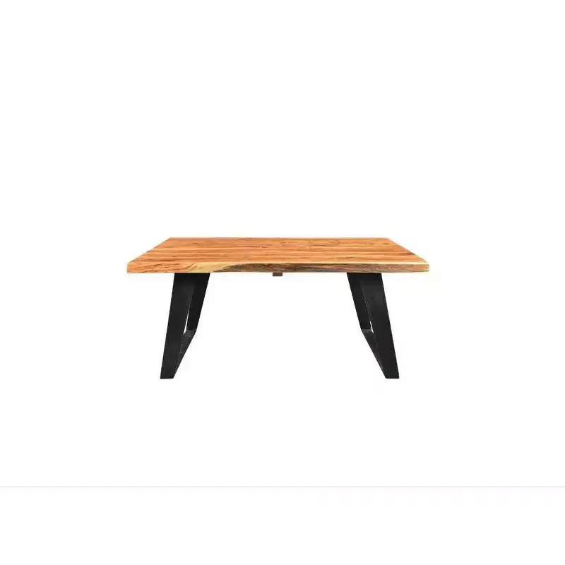 Solid Wood Live Edge Coffee Table Natural - 16