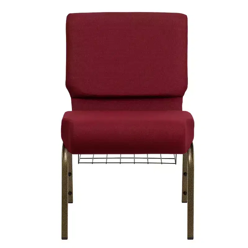 Flash Furniture HERCULES Series 21''W Church Chair with Book Rack