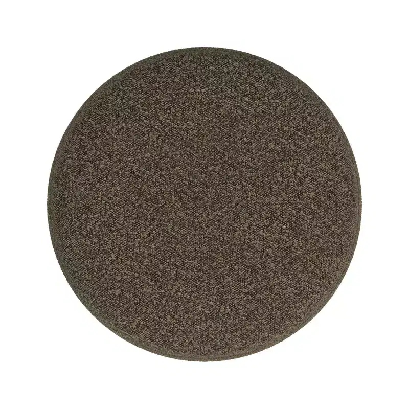 Round Upholstered Ottoman