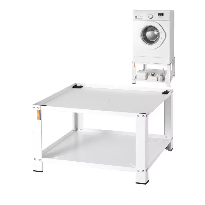 Laundry Pedestal with Storage Shelf, 28Lx28 Wx16 H, Washer And Dryer Base Stand Platform Universal Fit 660lbs Capacity