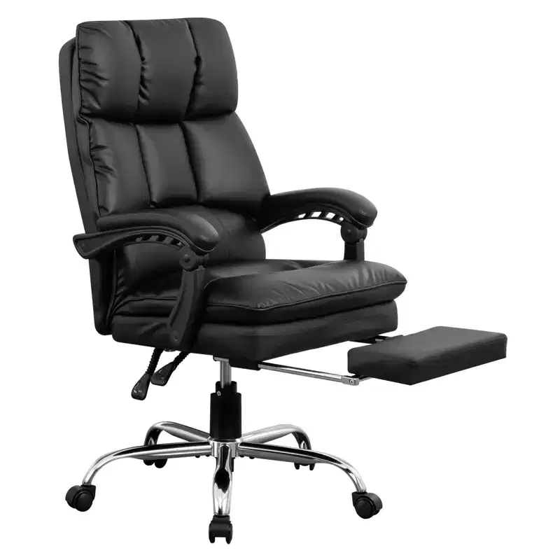 Office Computer Chair, Adjustable headrest and Lumbar Support, Desk Chair Reversible armrests
