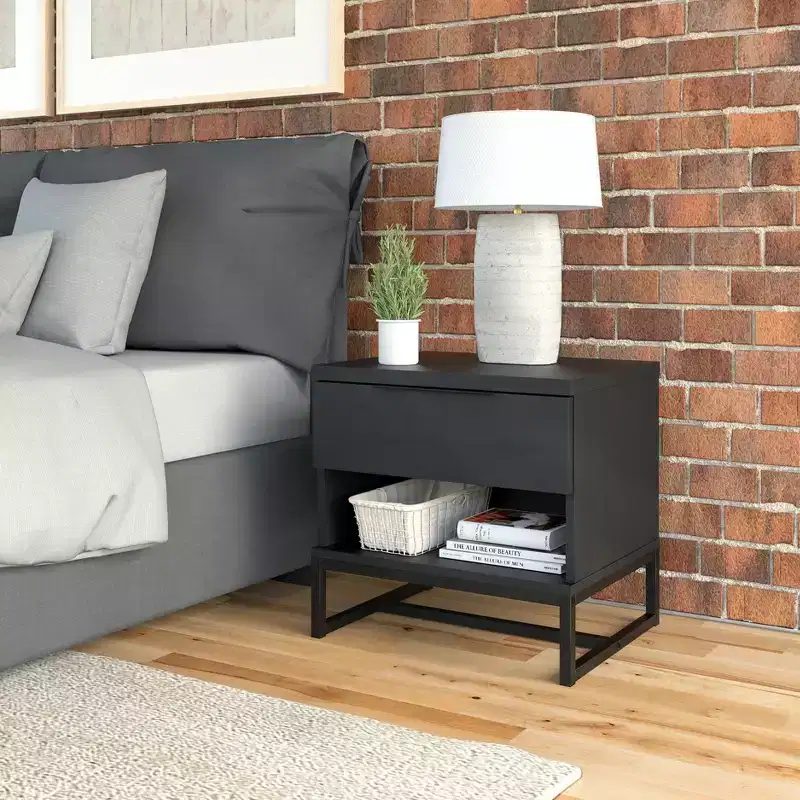 Caldwell Modern Drawer Storage Nightstand - Eco Dream
