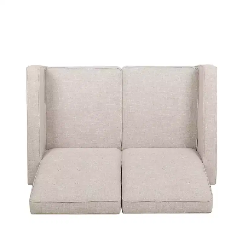 Christopher Knight Home Denison Upholstered Tufted Loveseat Pushback Recliner