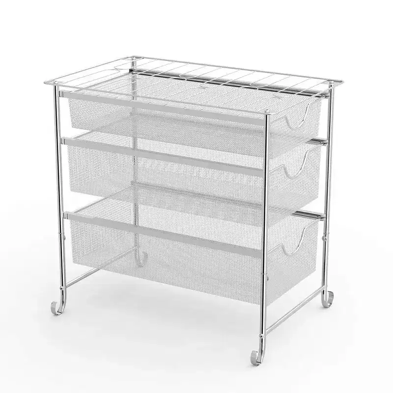 Three Layer Drawer Storage Rack