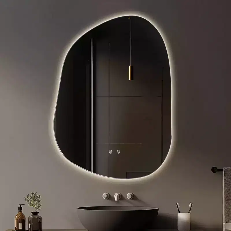 22"x30" Irregular LED Vanity Mirror Clear