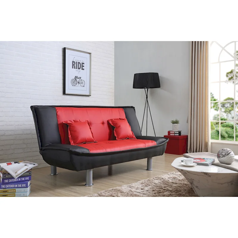 Lionel Faux Leather Sofa Bed