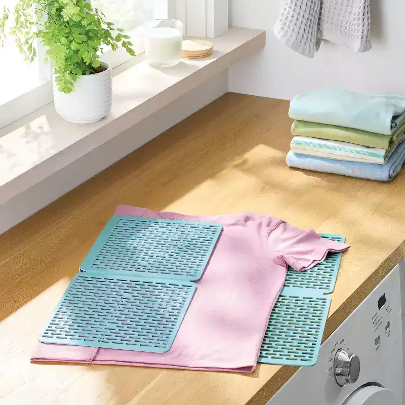 Shirt Folding Board with Graphic Folding Guide, Made from Recycled Plastic