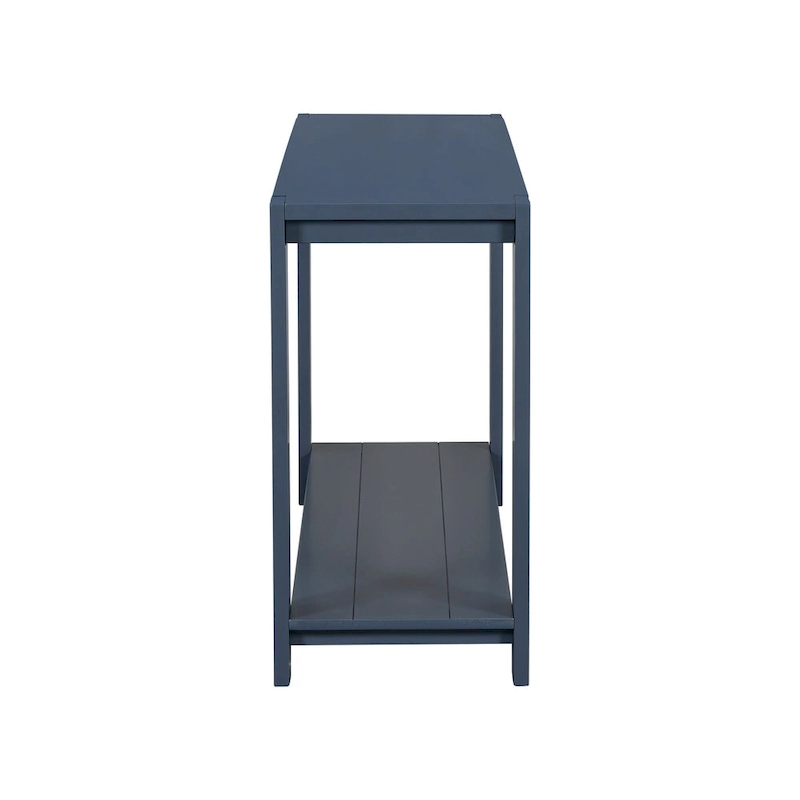 Narrow Long Entryway Console Table Side Table with Bottom Shelf