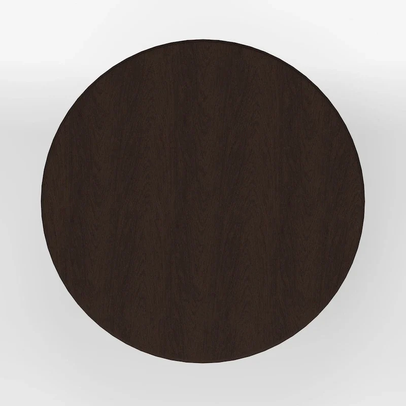 42 Round Wood Pedestal Dining Table