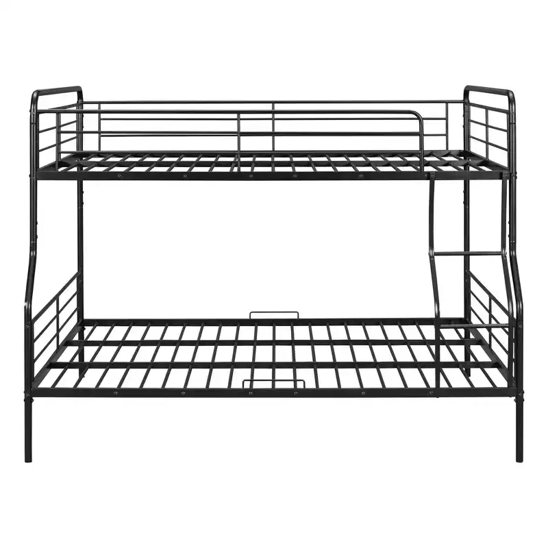 Full XL Over Queen Metal Bunk Bed - ModernLuxe