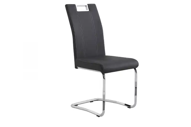 Dining Chair, Grey Fabric