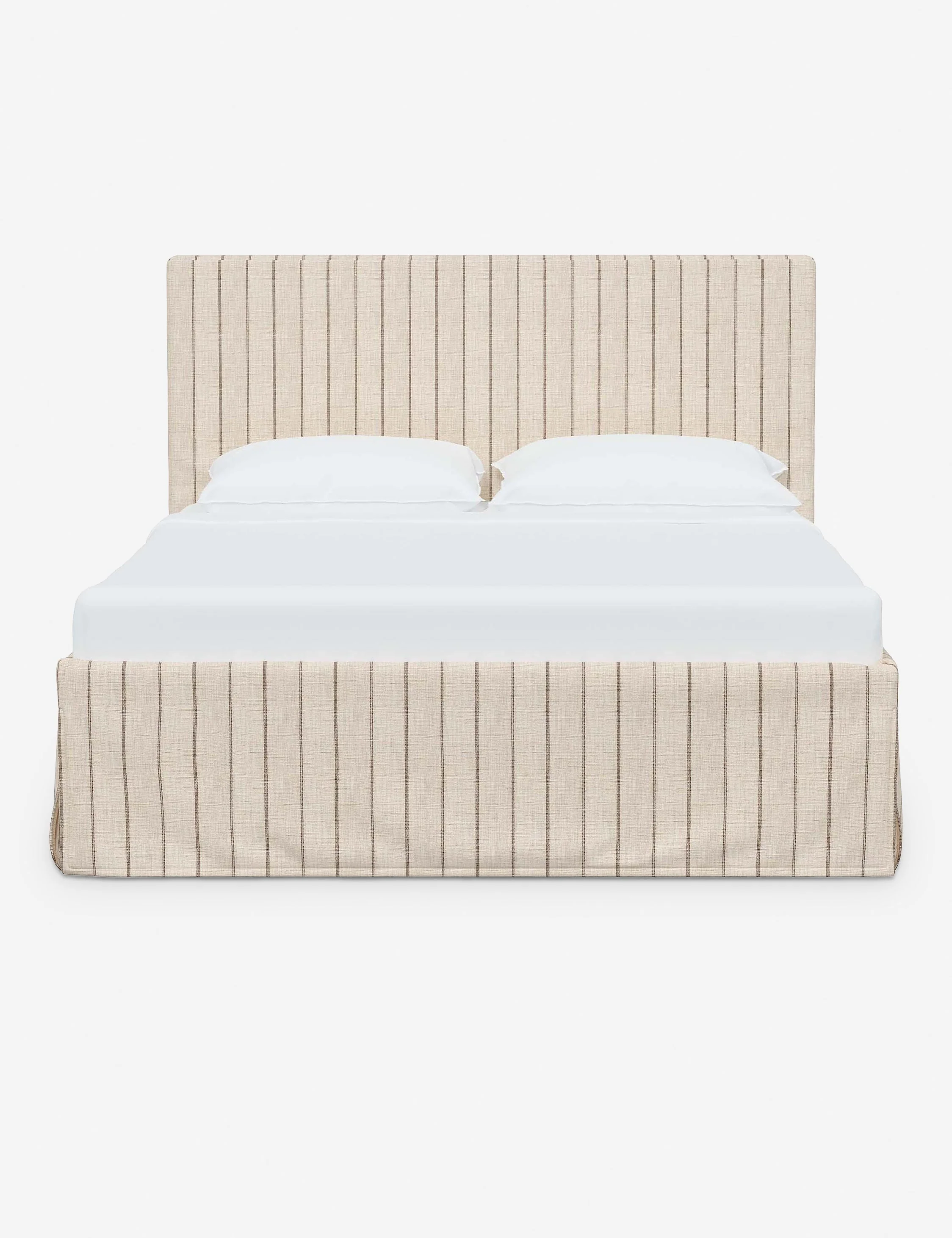 Bed Elegant in its simplicity, this bed frame features clean lines and a tall headboard to add an outsized presence to your room. The tailored