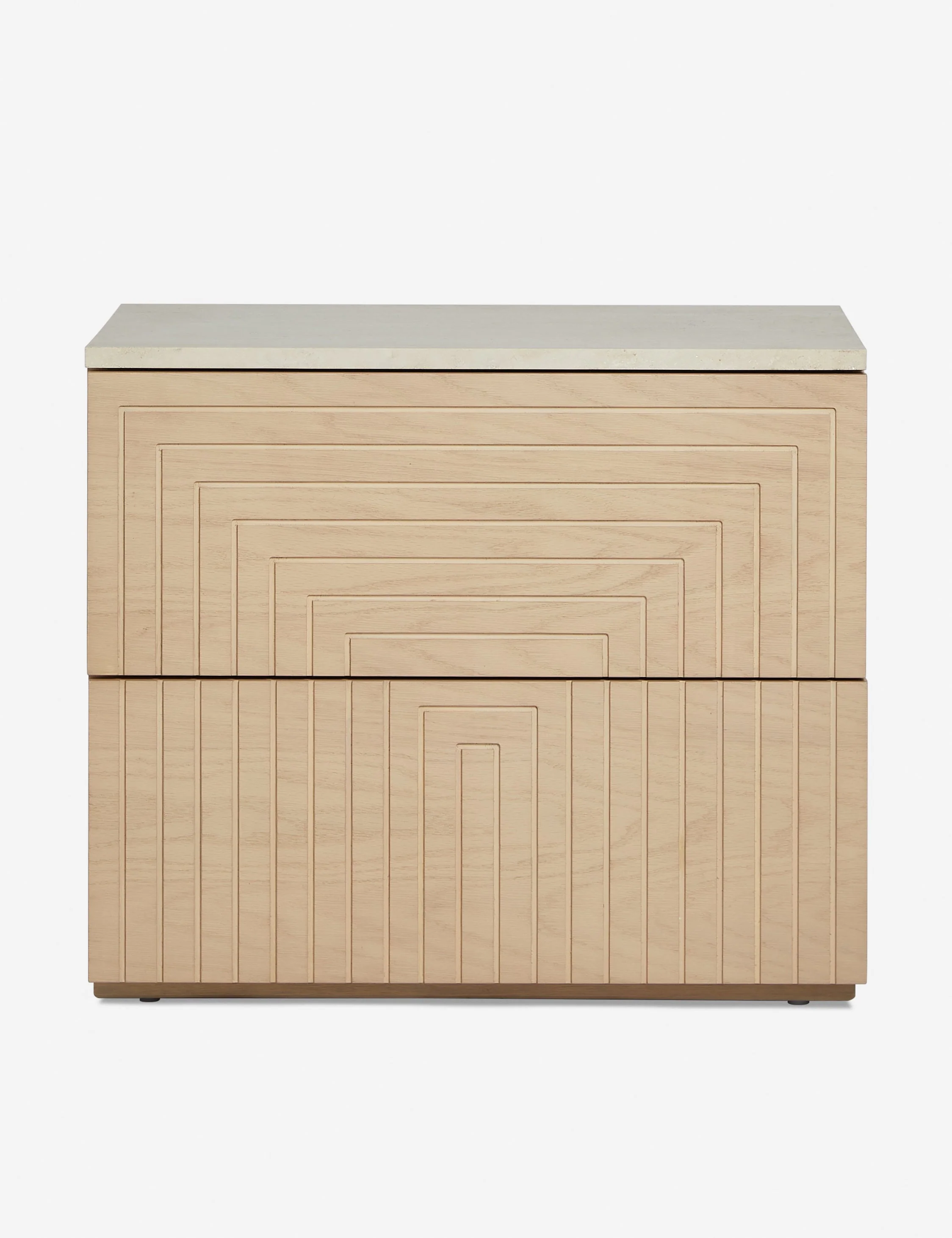 Nightstand The nightstand is set to bring an artfully modern touch to earthy and coastal motifs. The natural oak design is perfectly versatile