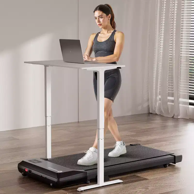DeerRun Q2 Urban Plus Compact Walking Pad with 7% Incline Treadmill for Home & Office, Quiet Motor