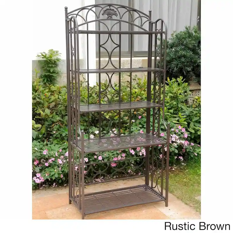 Mandalay 5-Tier Iron Bakers Rack