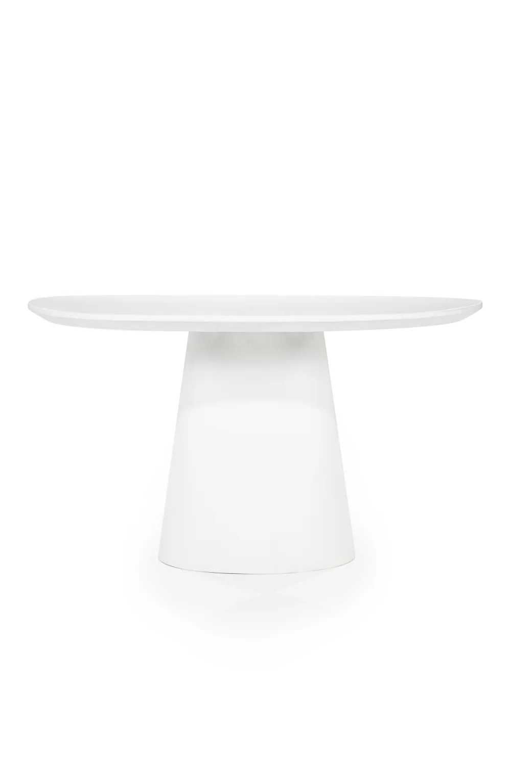 White Round Dining Table