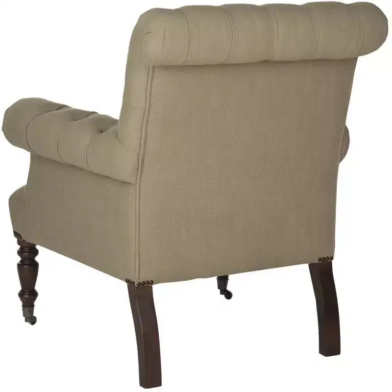 Bennett Club Chair - MCR4737A - True Taupe - Safavieh