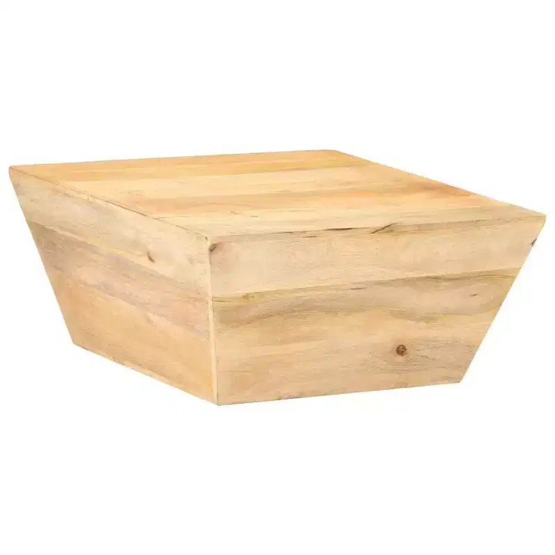 vidaXL Coffee Table V-shape Side End Table Living Room Sofa Table Solid Wood