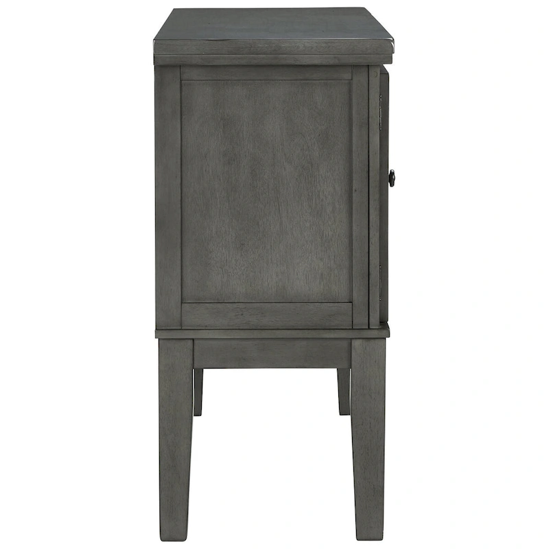 Hallanden Antique Gray Dining Room Server - 56W x 18D x 39H
